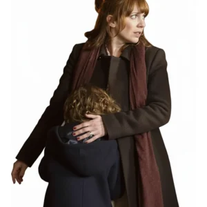 Down Cemetery Road S01 Sinead Matthews Wool Coat Front