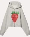 Elwood Strawberry Hoodie Front Look