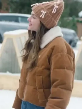 Emily Hall A Merry Little Ex-Mas Brown Corduroy Jacket