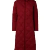Emily Rose All Is Merry and Bright Maroon Coat Front Look