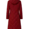 Emily Rose All Is Merry and Bright Maroon Coat Back Look
