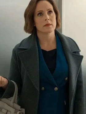 Erin Krakow Christmas Above the Clouds Grey Coat