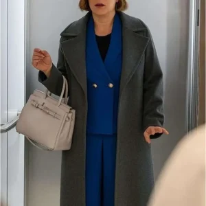 Erin Krakow Christmas Above the Clouds Grey Coat