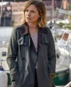 Erin Lindsay Chicago PD Grey Coat Front Look