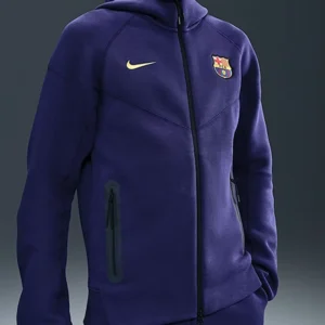 FC Barcelona Soccer Windrunner Blue Hoodie