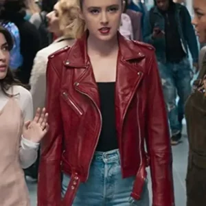Freaky Millie Red Leather Jacket