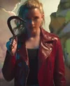 Freaky Millie Red Leather Jacket