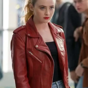 Freaky Millie Red Leather Jacket