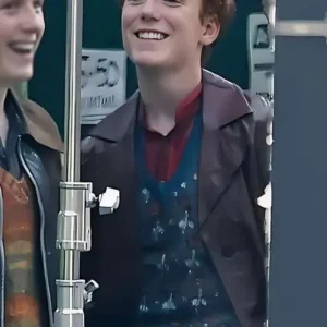 Gabriel Harland Harry Potter Series Maroon Leather Coat