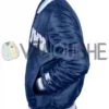 Georgetown Hoyas Navy Satin Varsity Jacket