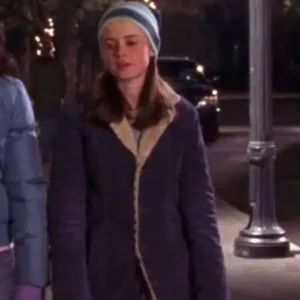 Gilmore Girls Rory Gilmore Blue Shearling Jacket