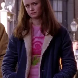 Gilmore Girls Rory Gilmore Blue Shearling Jacket