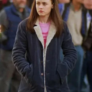 Gilmore Girls Rory Gilmore Blue Shearling Jacket