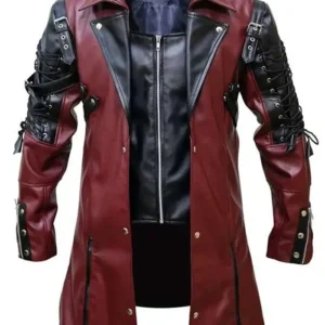 Goth Matrix Steampunk Gothic Leather Coat