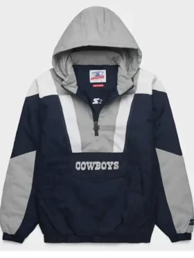 HOMAGE X Starter Cowboys Pullover Jacket Front Look