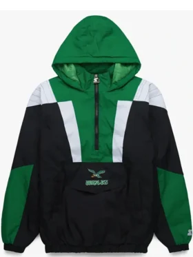 HOMAGE X Starter Eagles Pullover Jacket Front Look