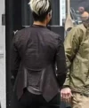 Halle Berry The Union Brown Jacket Back Look