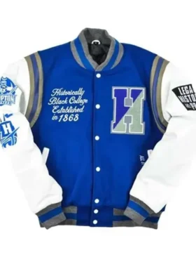Hampton University Varsity Jacket Front Look