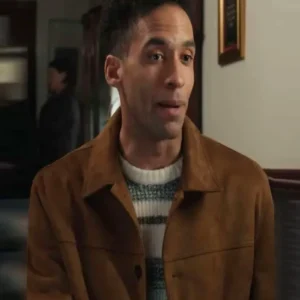 Haunted Harmony Mysteries Buried Robert Mitchell Leather Jacket Back