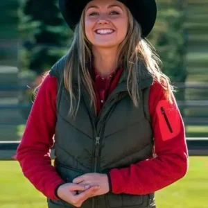 Heartland Amy Fleming Green Vest