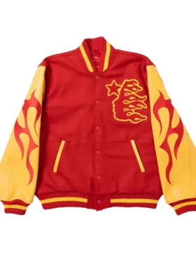 Hellstar Records Werewolf Varsity Jacket Front Look