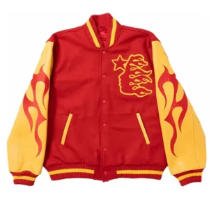 Hellstar Records Werewolf Varsity Jacket Front Look