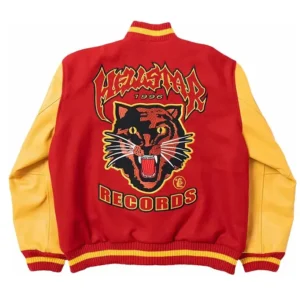 Hellstar Records Werewolf Varsity Jacket Back Look