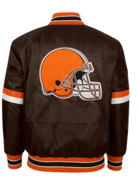 Home Game Cleveland Browns Jacket Back