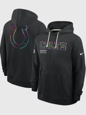 Indianapolis Colts Crucial Catch Black Hoodie