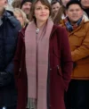 Italia Ricci Love in Winterland Maroon Coat