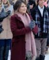 Italia Ricci Love in Winterland Maroon Coat