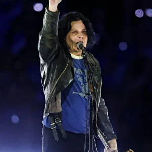 Jack White Halftime Show Leather Jacket