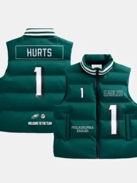 Jalen Hurts Philadelphia Eagles Off Season Player Puffer Vest