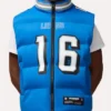 Jared Goff Detroit Lions Off Season Player Puffer Vest