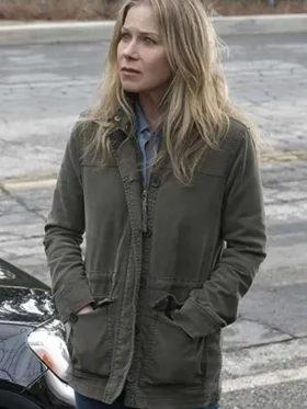 Jen Harding Dead to Me Green Jacket