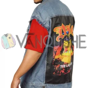 Joe Keery Stranger Things Dio Denim Vest Back Look