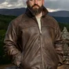 Joe Marler Celebrity Traitors Leather Jacket