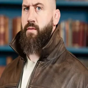 Joe Marler Celebrity Traitors Leather Jacket
