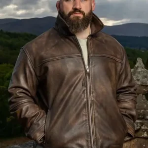 Joe Marler Celebrity Traitors Leather Jacket