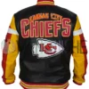 Kansas City Chiefs Black Varsity Jacket back