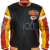 Kansas City Chiefs Black Varsity Jacket front