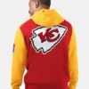 Kansas City Chiefs Starter Red Extreme Hoodie Back Look