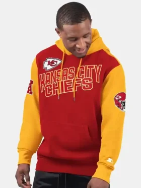 Kansas City Chiefs Starter Red Extreme Hoodie Front Look