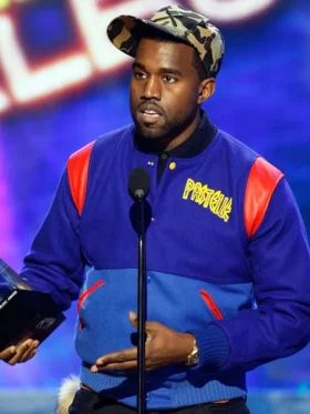 Kanye West Pastelle Blue Jacket Side
