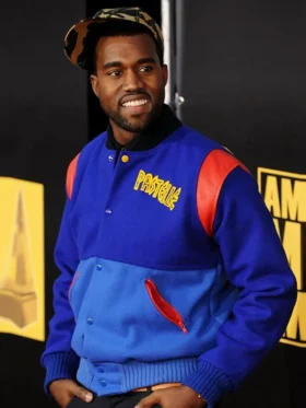 Kanye West Pastelle Blue Jacket Front