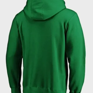 Kelly Green Eagles Hoodies back Look