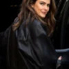 Keri Russell The Diplomat S03 Black Leather Jacket