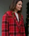 Kimberley Sustad Merry Christmas Ted Cooper Plaid Coat
