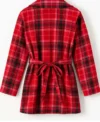 Kimberley Sustad Merry Christmas Ted Cooper Plaid Coat Back Look