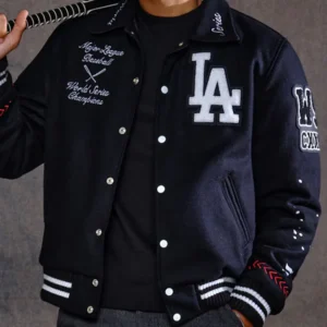 LA Dodgers Joshua Vides 2025 World Series Champions Jacket